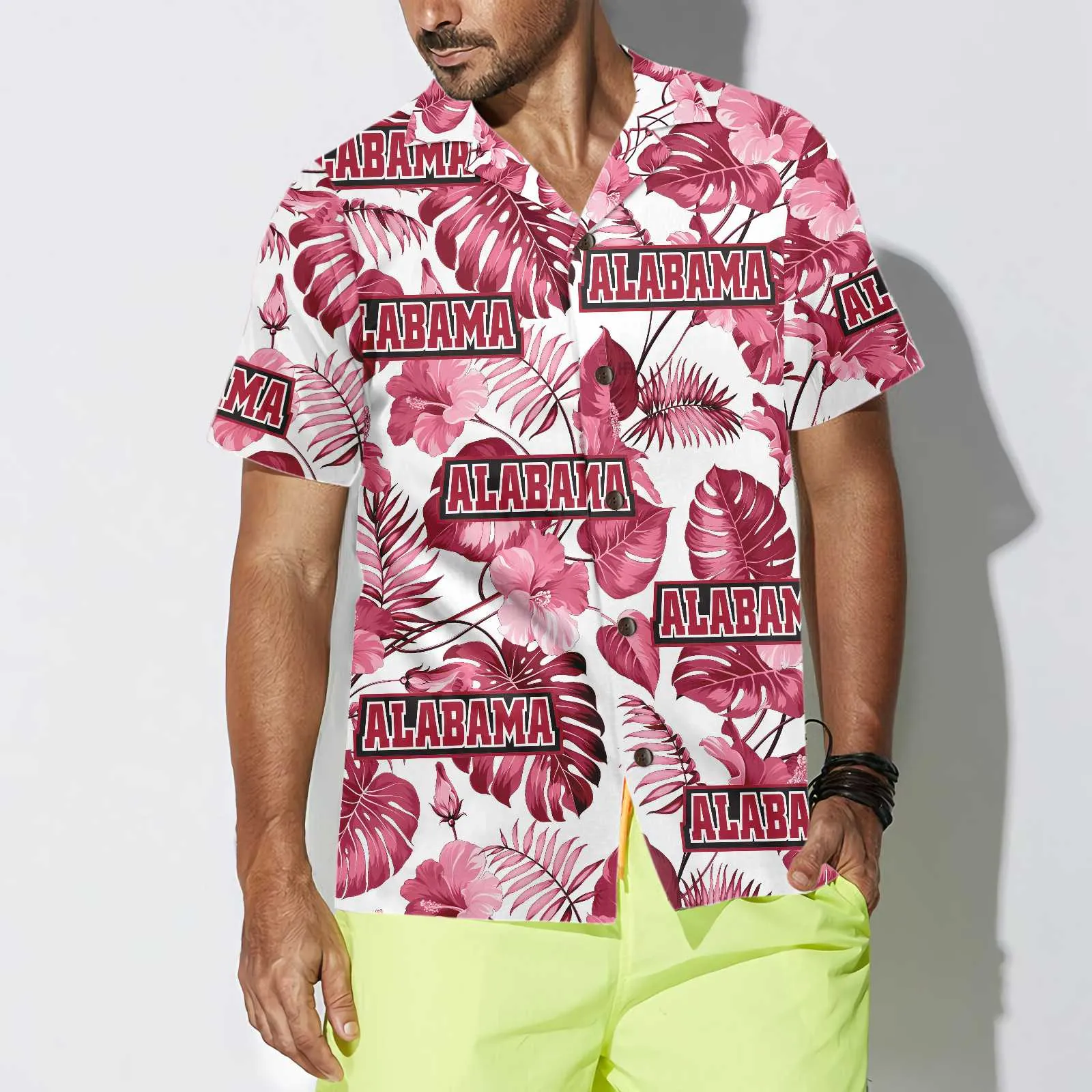 Alabama USA Hawaiian Shirt, Unique Alabama Shirt, Alabama Collared Shirt For Adults