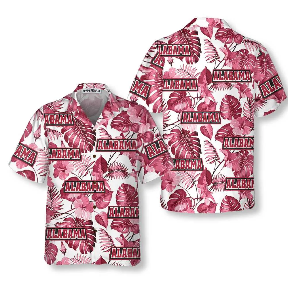 Alabama USA Hawaiian Shirt, Unique Alabama Shirt, Alabama Collared Shirt For Adults