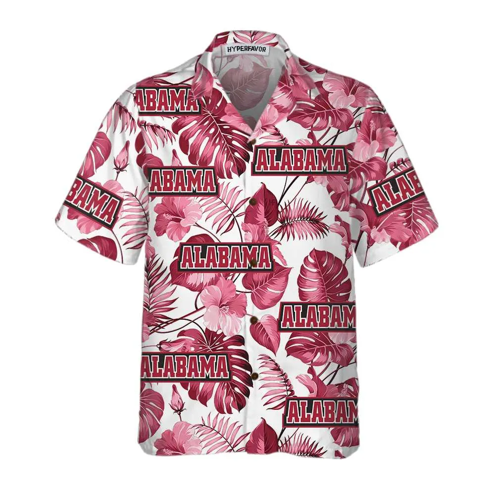 Alabama USA Hawaiian Shirt, Unique Alabama Shirt, Alabama Collared Shirt For Adults