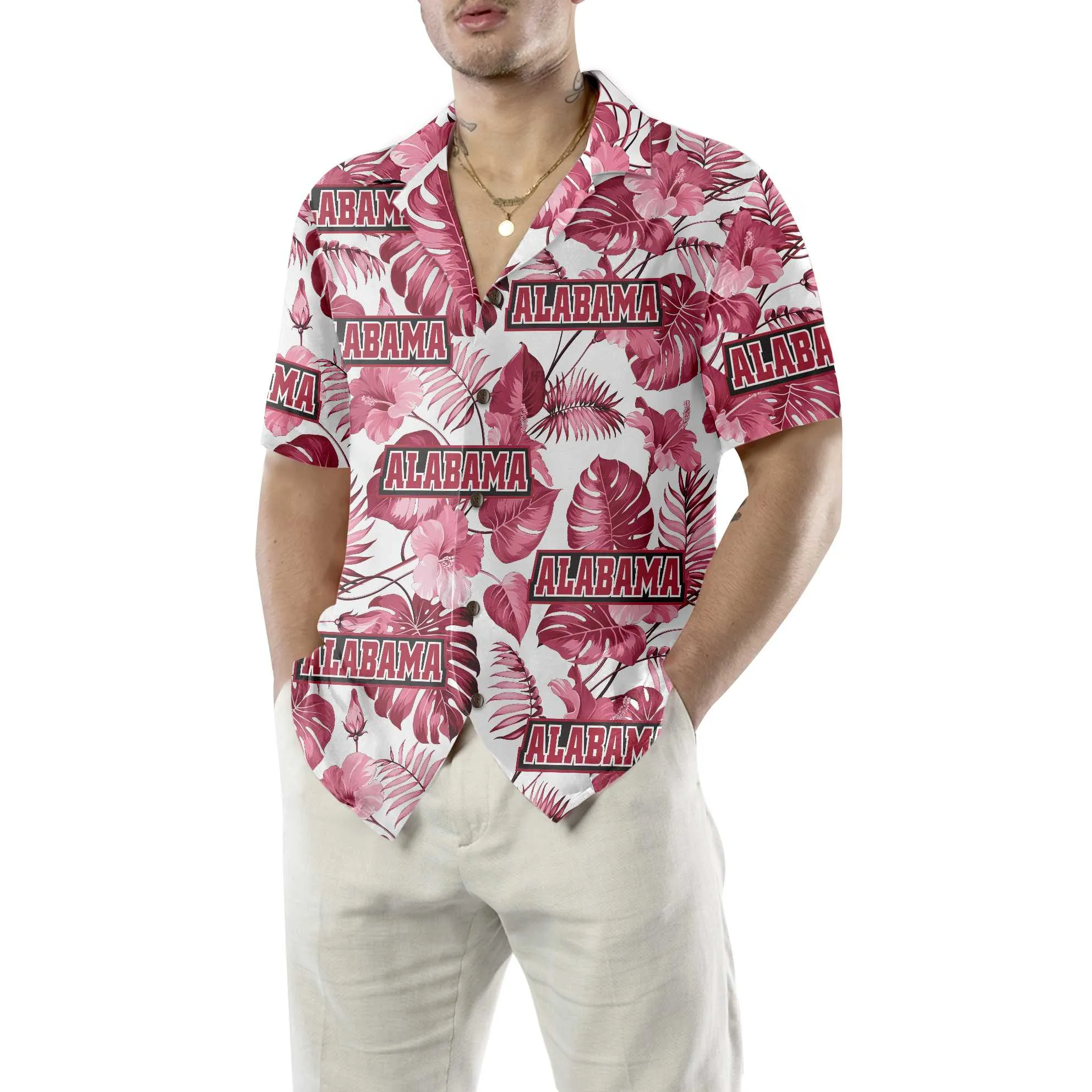 Alabama USA Hawaiian Shirt, Unique Alabama Shirt, Alabama Collared Shirt For Adults