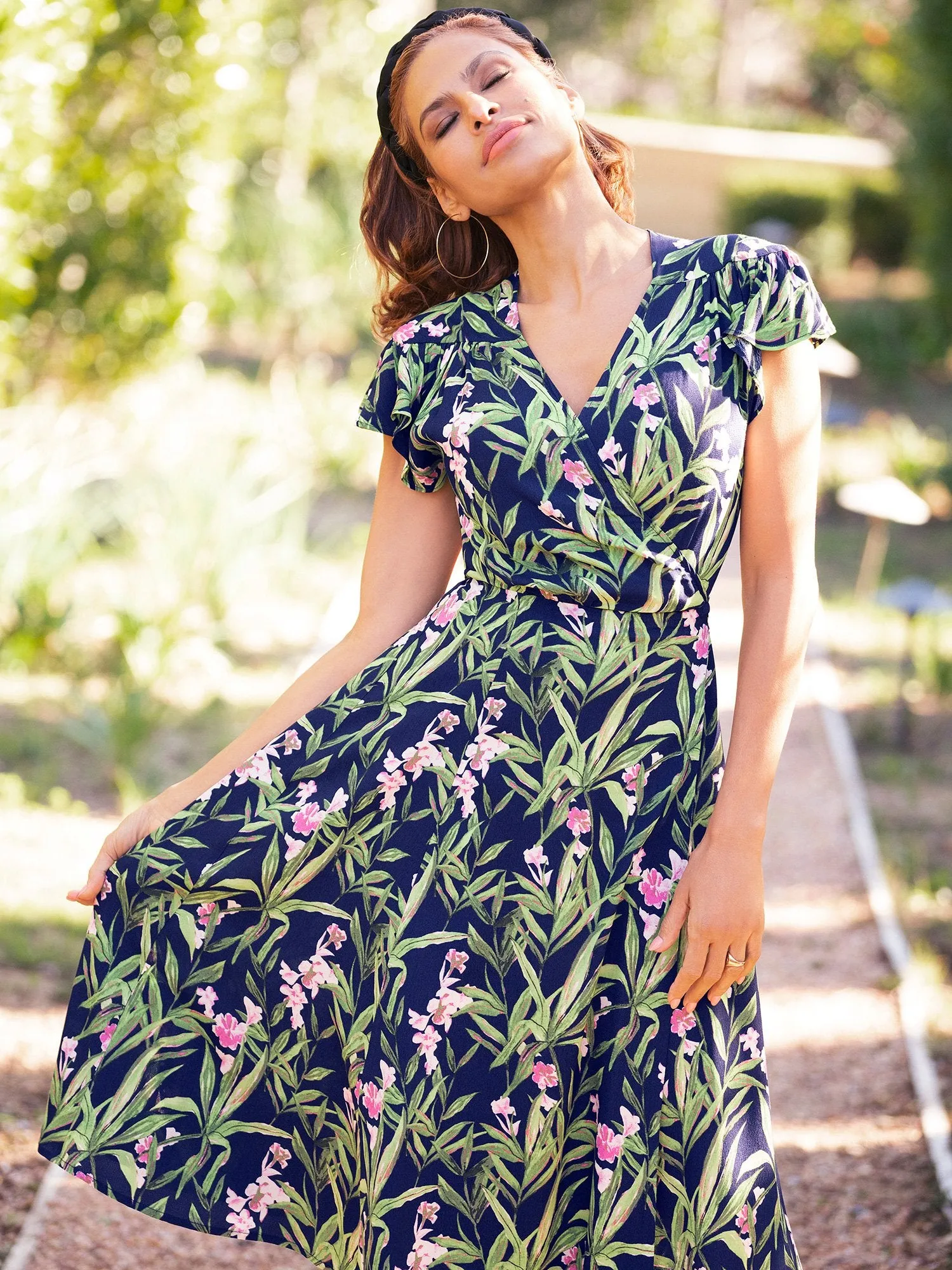 Allison Wrap Dress - Eva Mendes Collection