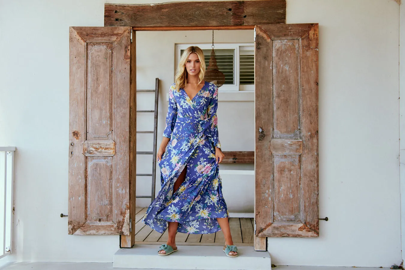 Angela Wrap Maxi - Acai