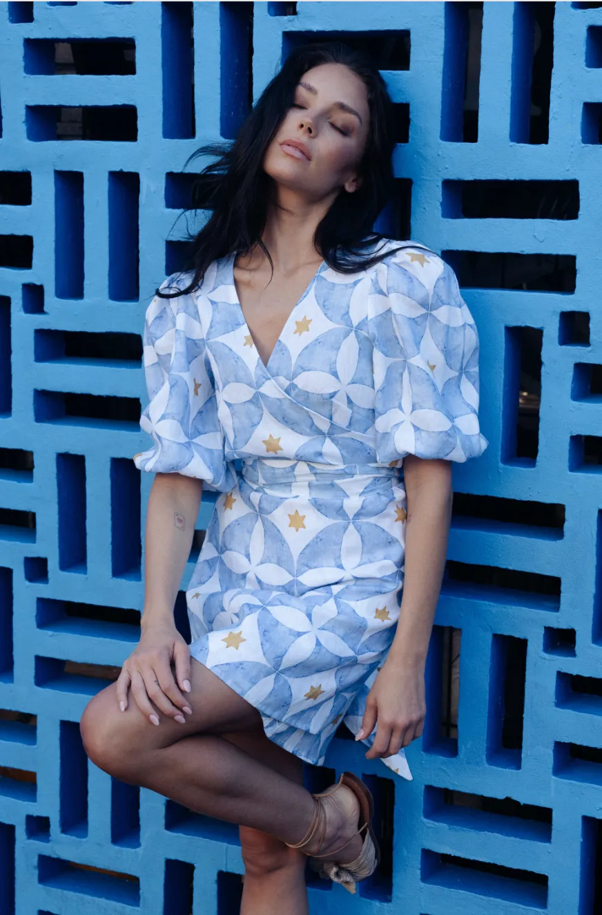 Angie Dress - Azure