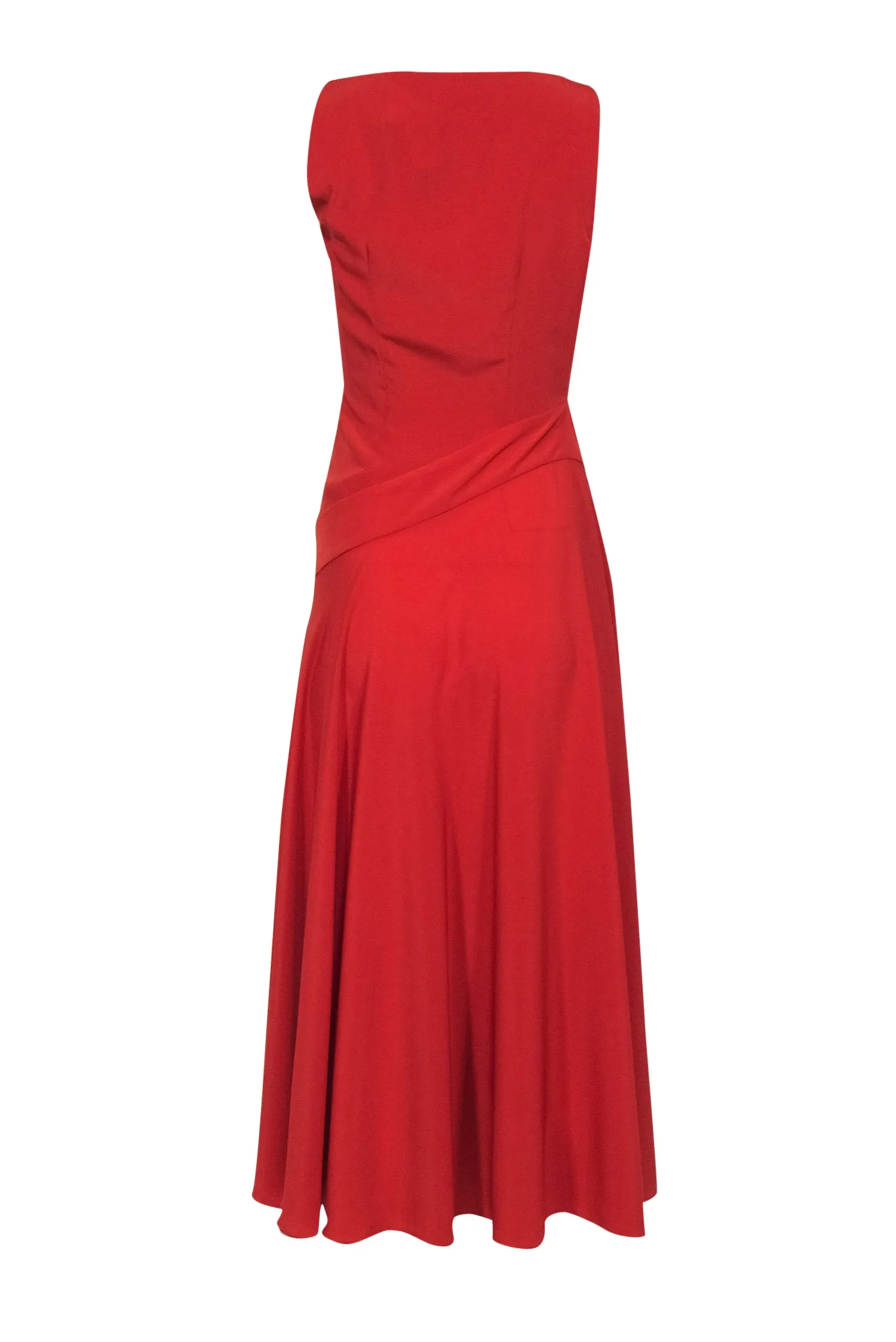 Antonio Berardi - Orange Faux Wrap-Style Maxi Dress Sz 4