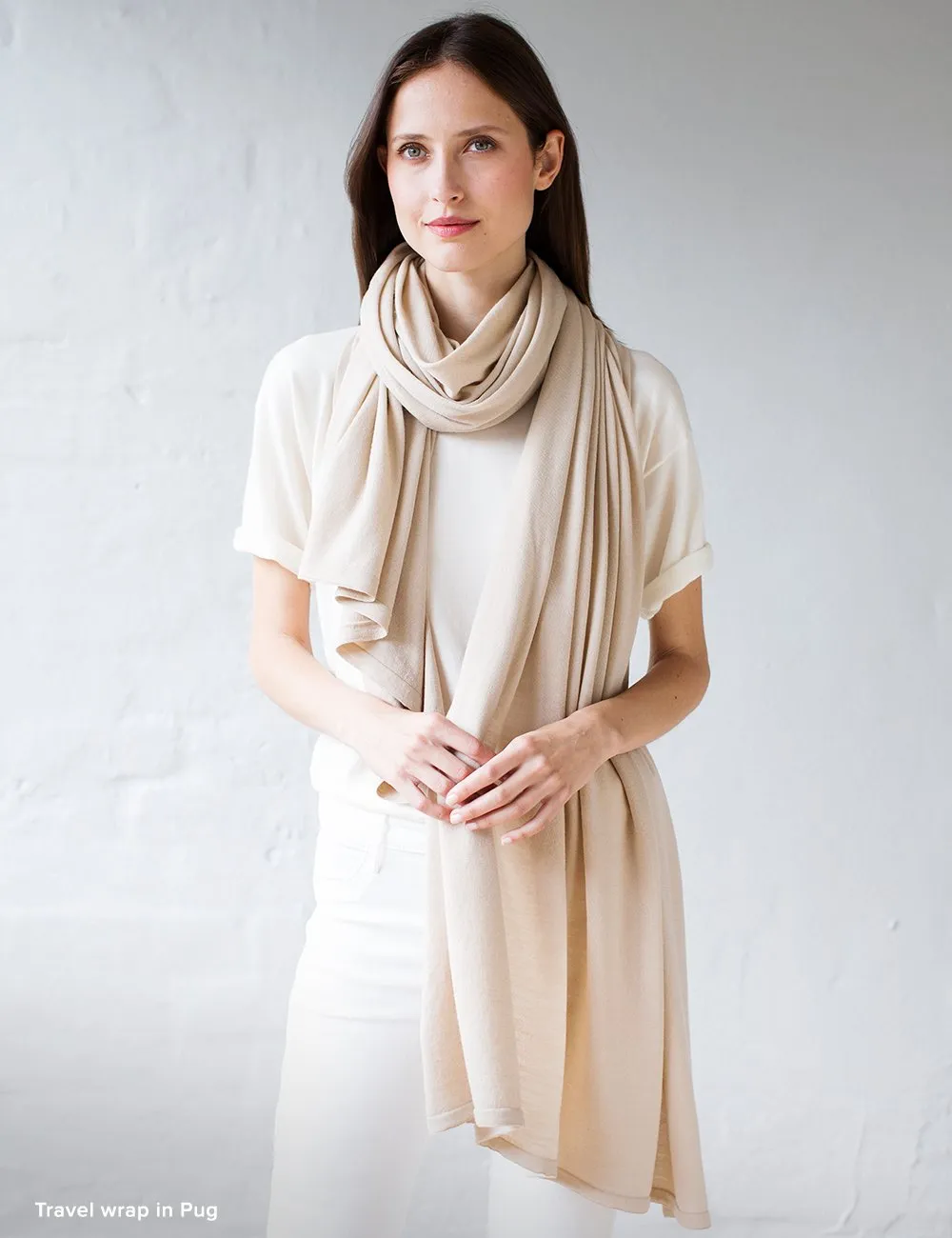Australian Superfine Merino Wrap - Pug