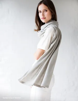 Australian Superfine Merino Wrap - Seamist