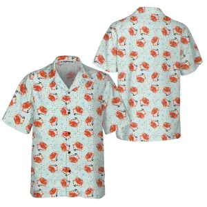 Beautiful Crab Underwater Hawaiian Shirt, Crab Shirt For Men & Women, Best Crab Gift