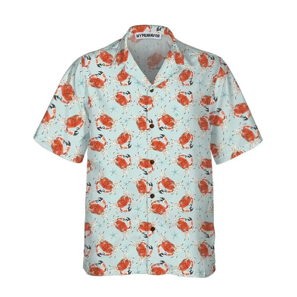 Beautiful Crab Underwater Hawaiian Shirt, Crab Shirt For Men & Women, Best Crab Gift