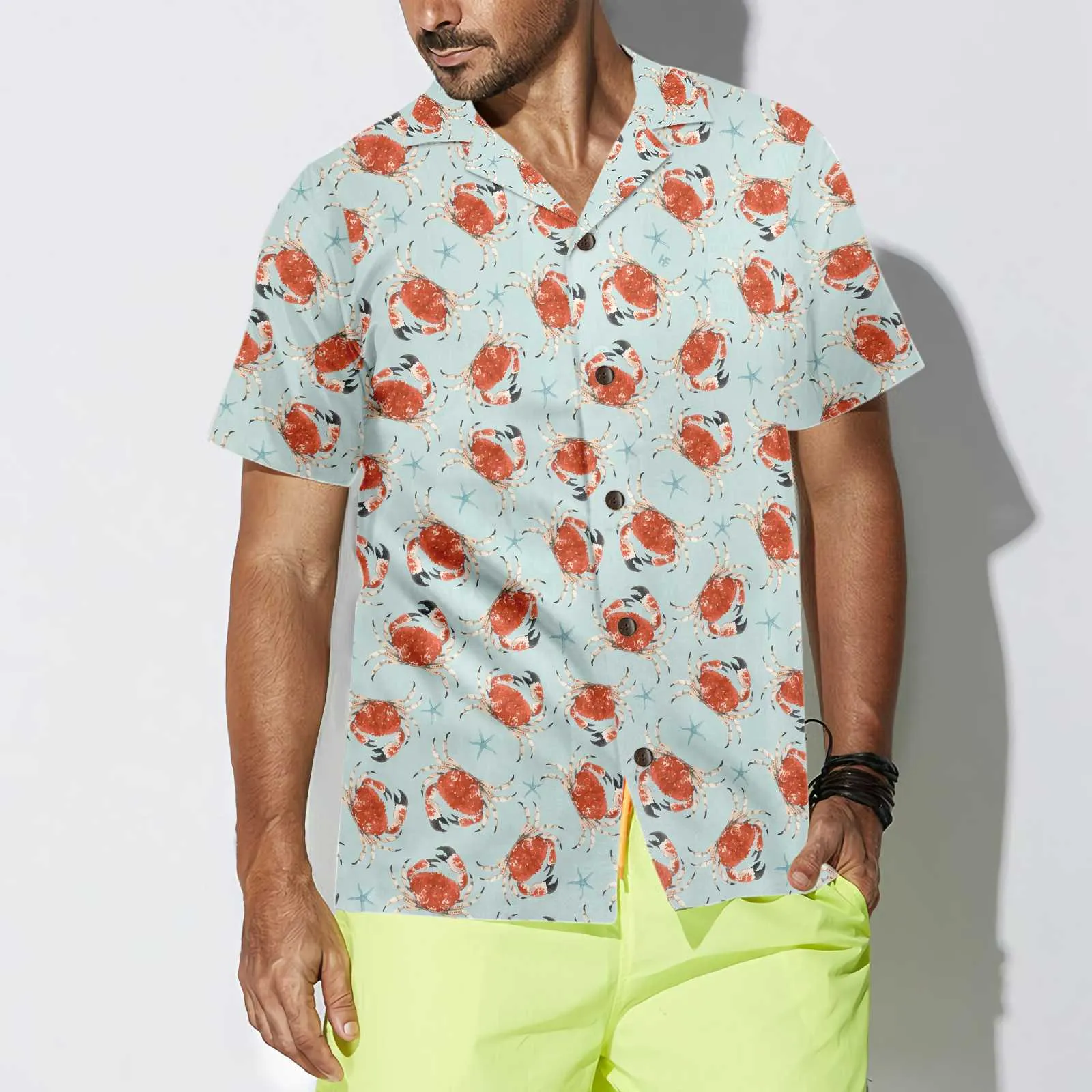 Beautiful Crab Underwater Hawaiian Shirt, Crab Shirt For Men & Women, Best Crab Gift