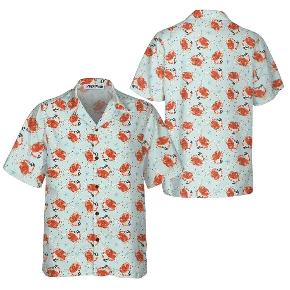 Beautiful Crab Underwater Hawaiian Shirt, Crab Shirt For Men & Women, Best Crab Gift