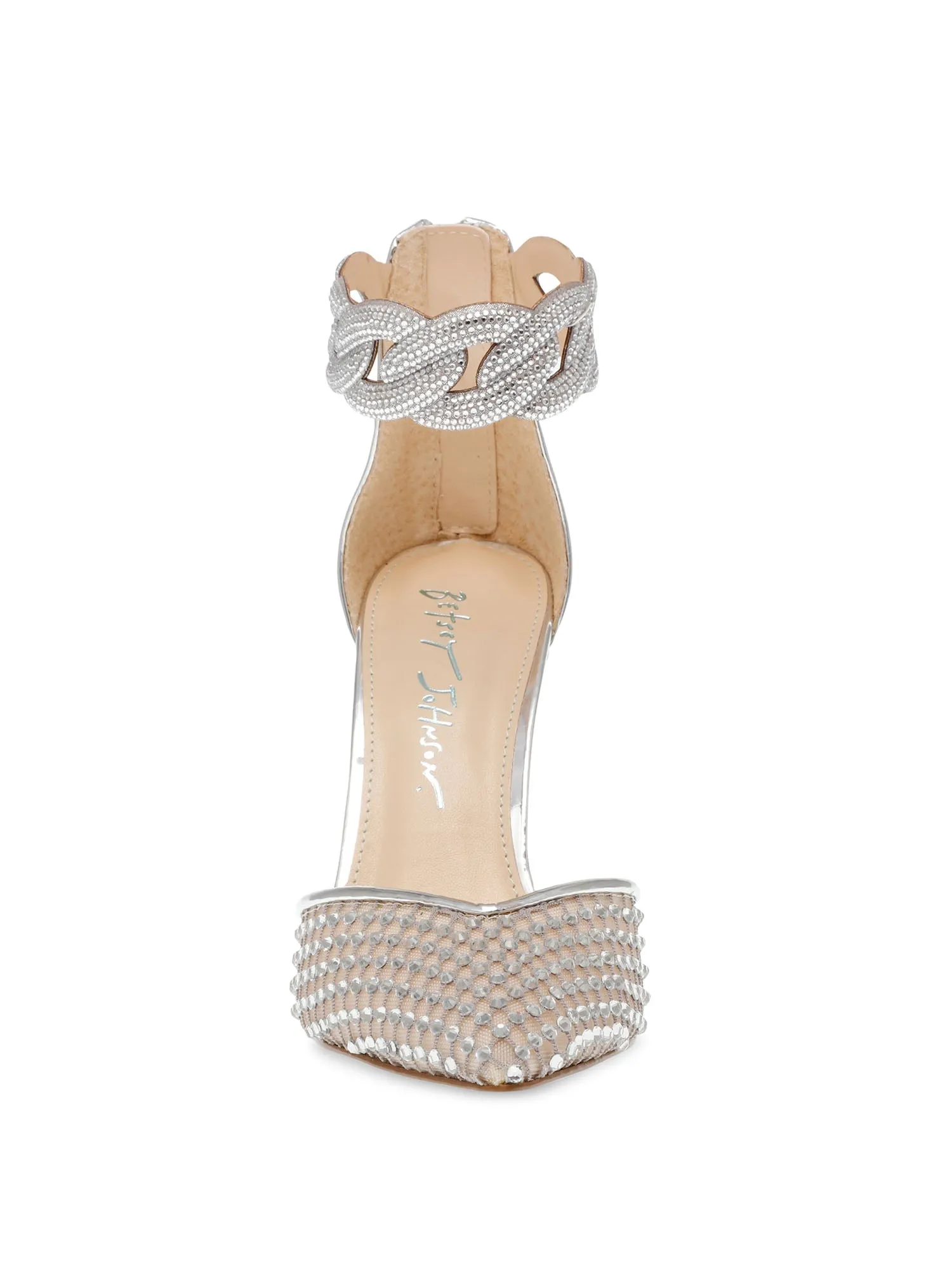 Betsey Johnson Embellished Pointed Toe Jad Heel - Brands We Love