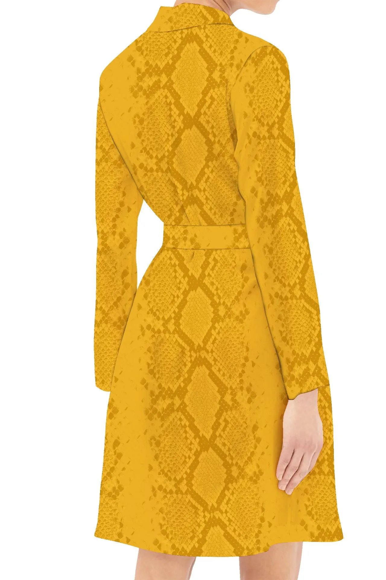 Biodegradable Fabrics Mini Length Wrap Dress
