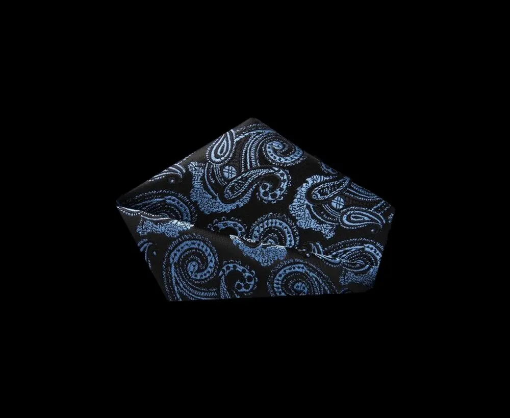 Black Falcon Pocket Square