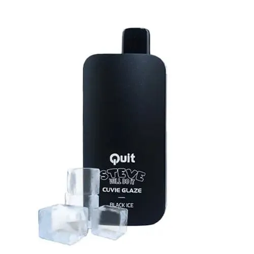 Black Ice - Quit Steve Will Do It Glaze Vape (0% Nicotine)