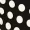 Black Polka Dot Contrast Wrap Dress