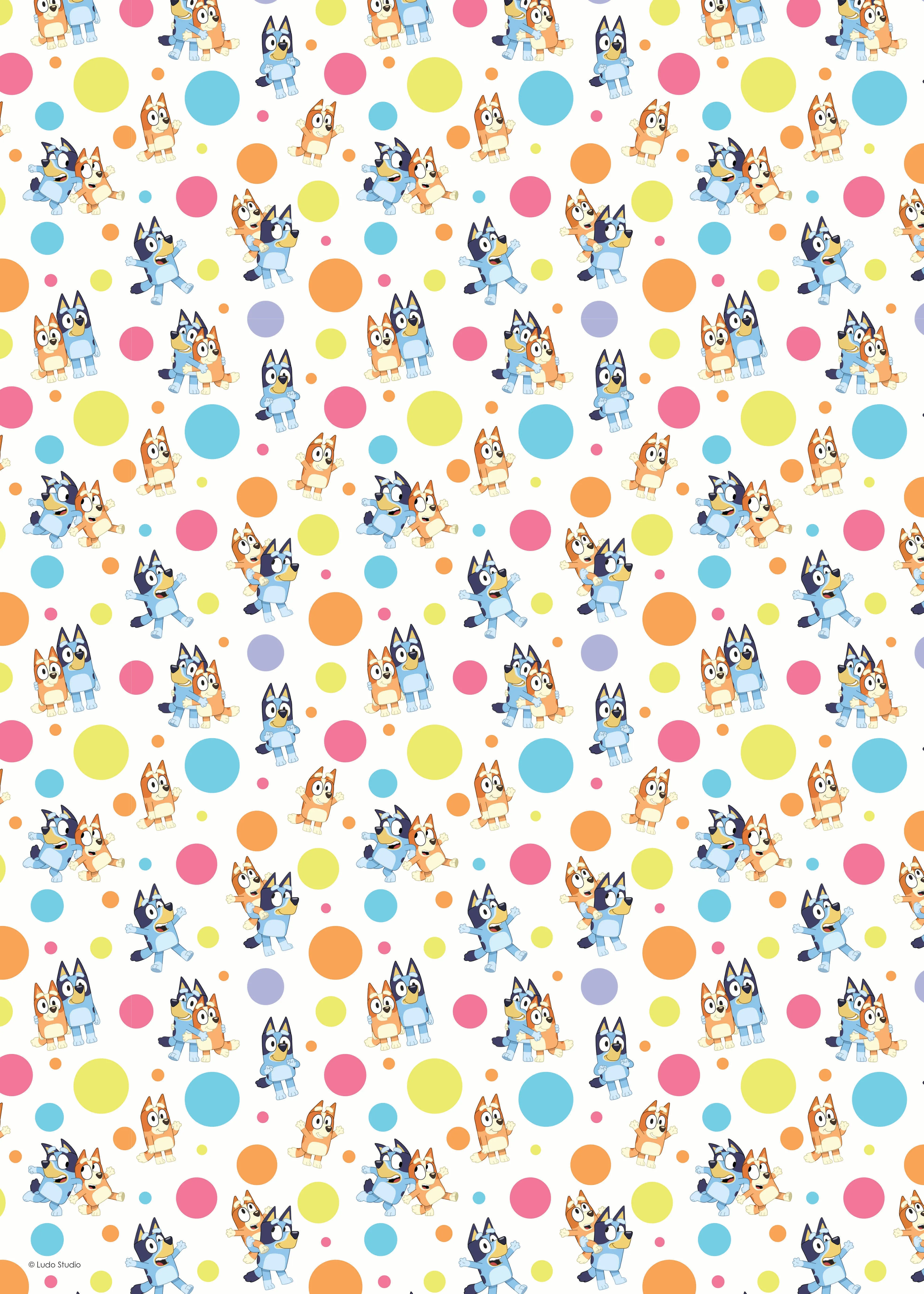 Bluey and Bingo 2m Roll Wrapping Paper