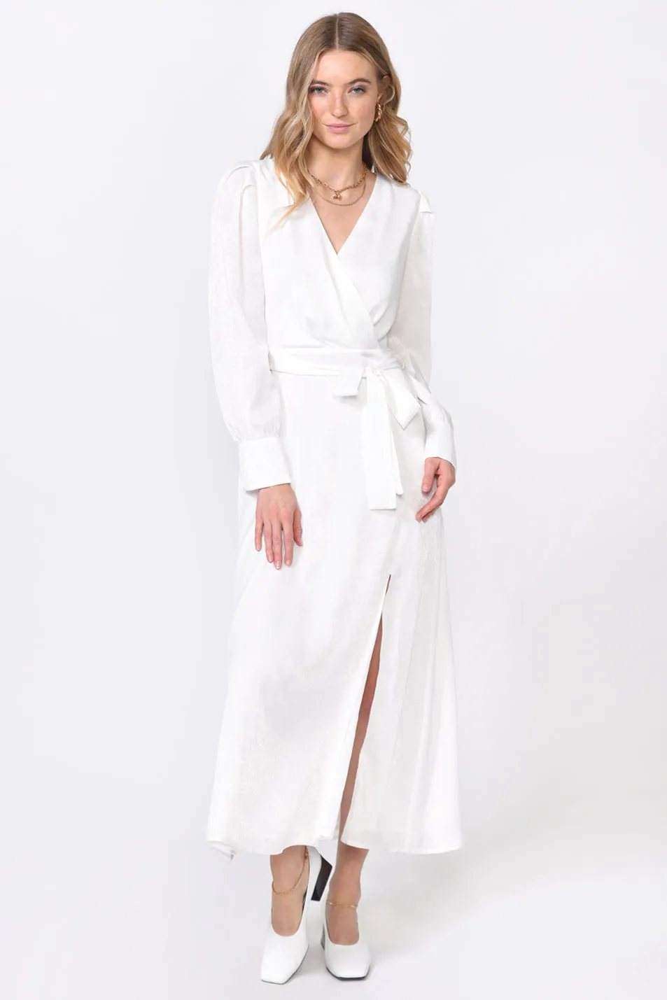 BRANDY SATEEN MAXI DRESS