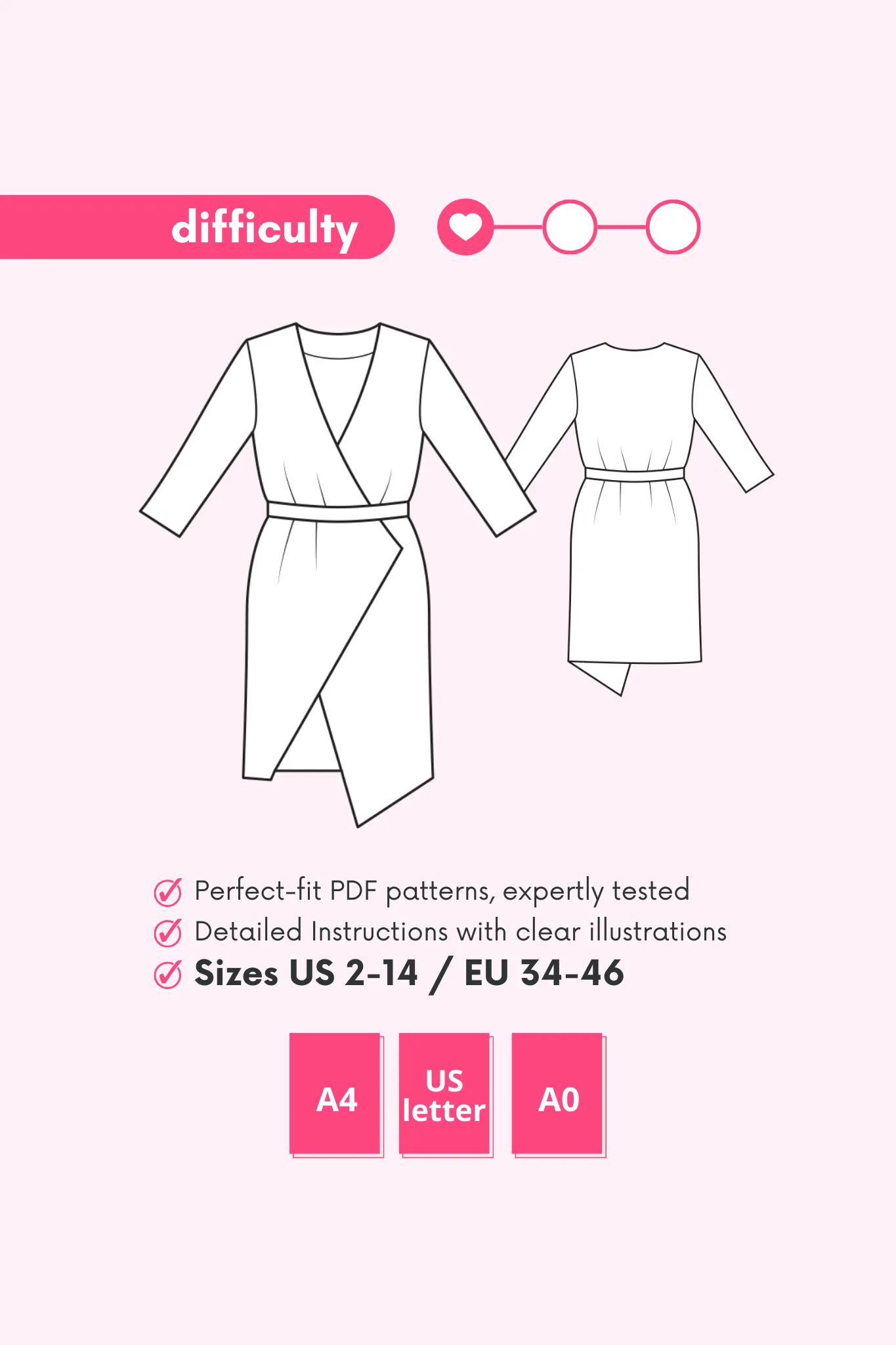 BRIANNA - Retro Dress Pattern