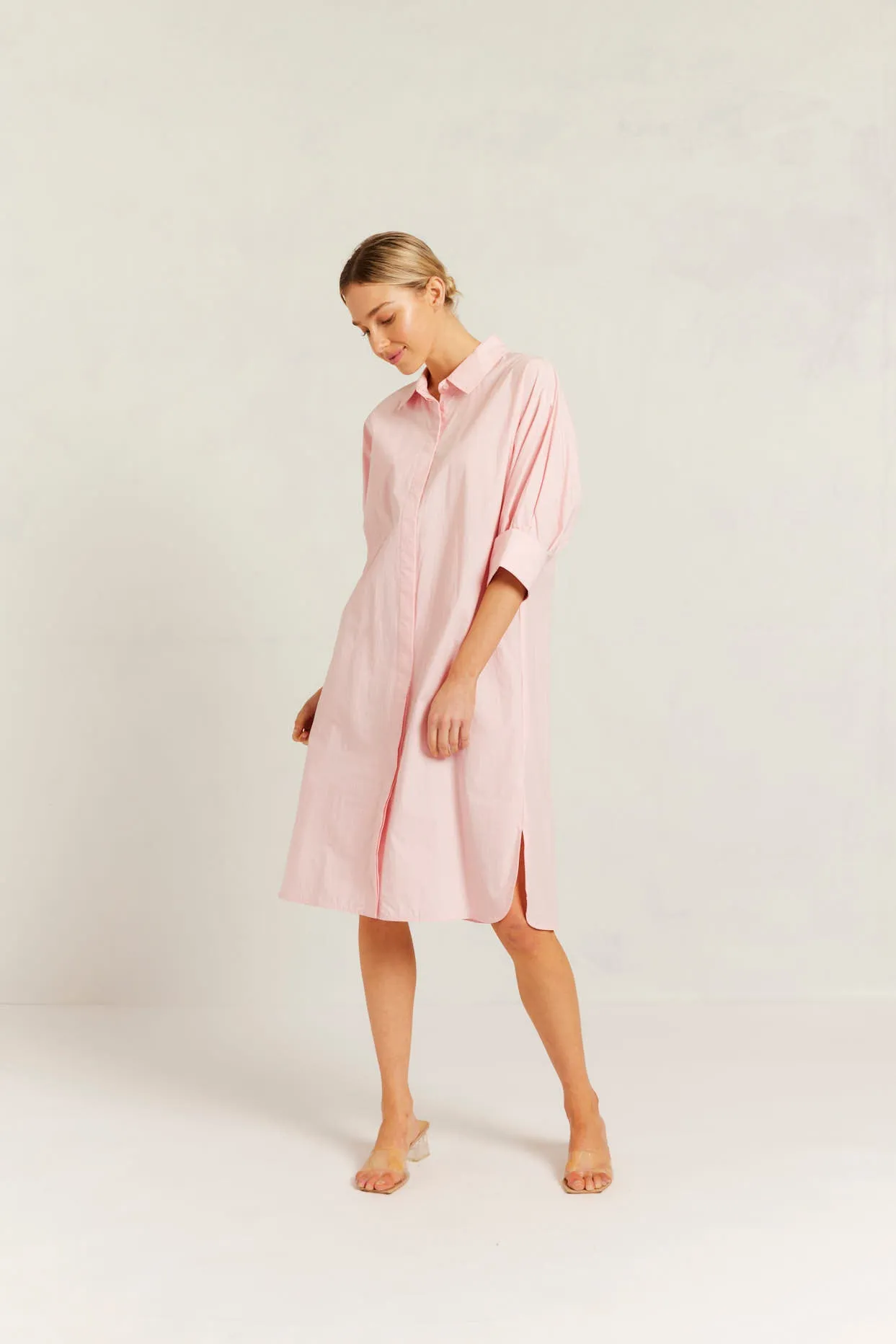 Briar Pima Cotton Dress in Petal