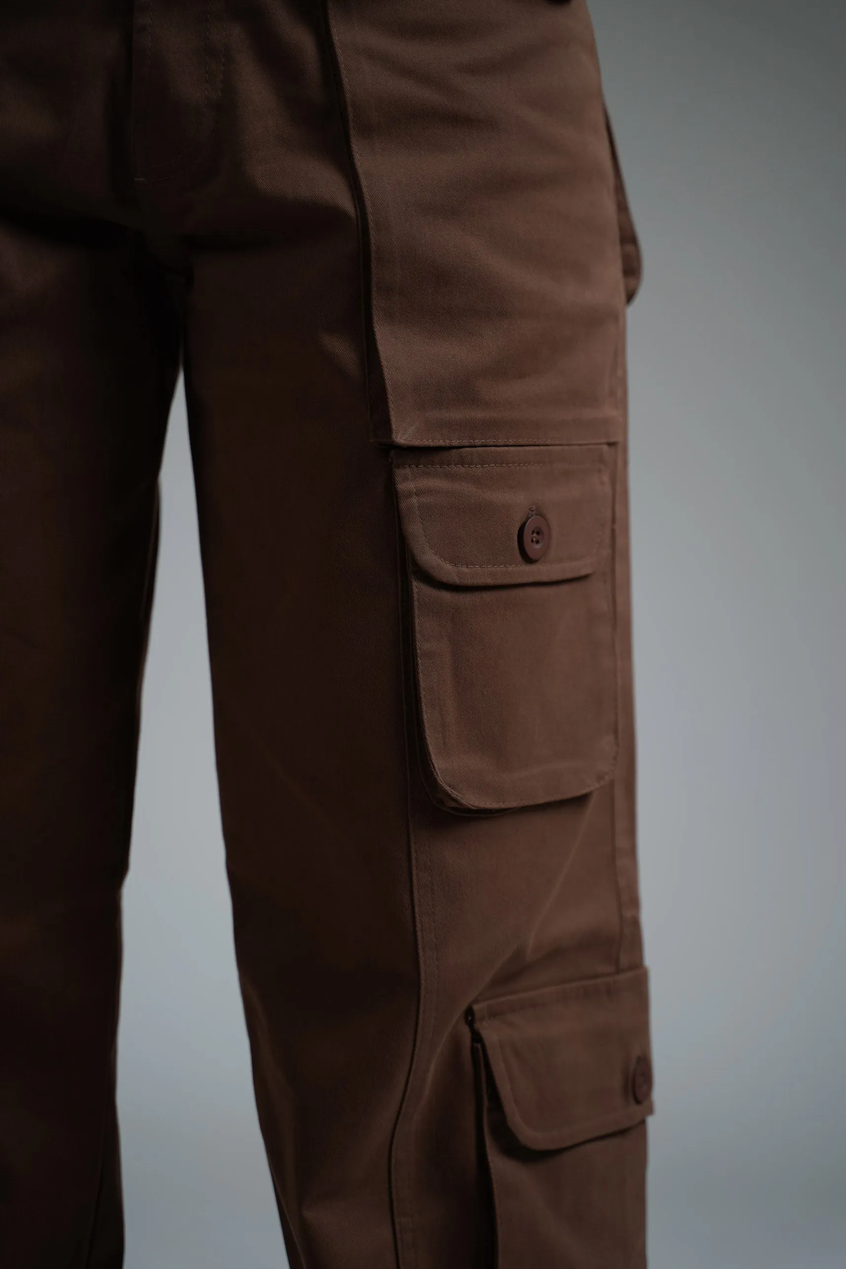 BROWN Pocket Cargo Pants