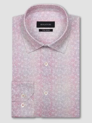 Bugatchi Coral Floral Print OoohCotton Shirt