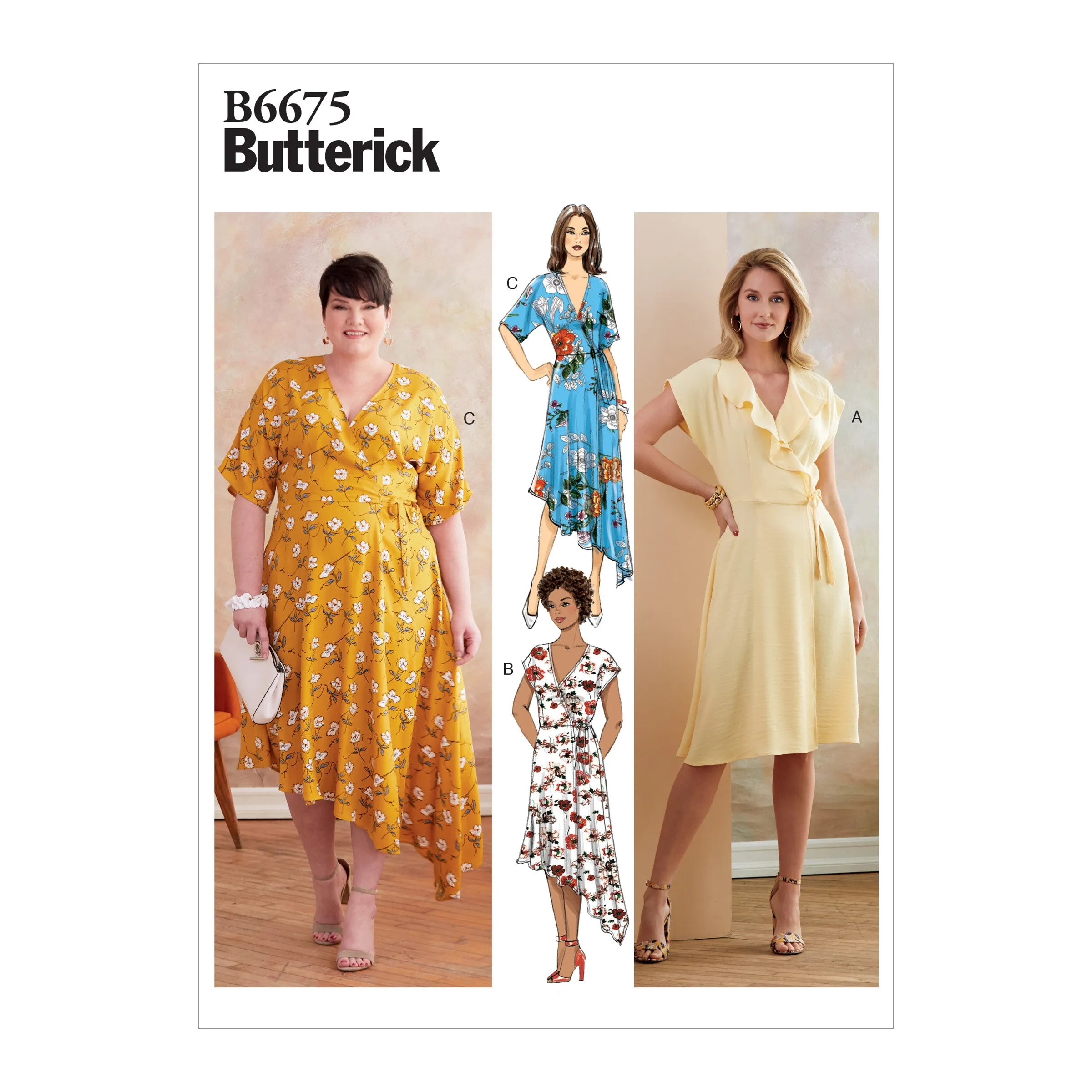 Butterick Pattern B6675 Misses' Plus Dress