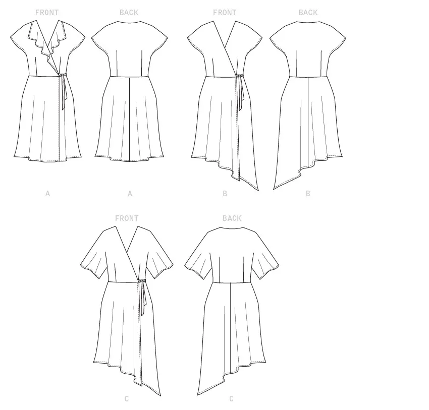Butterick Pattern B6675 Misses' Plus Dress