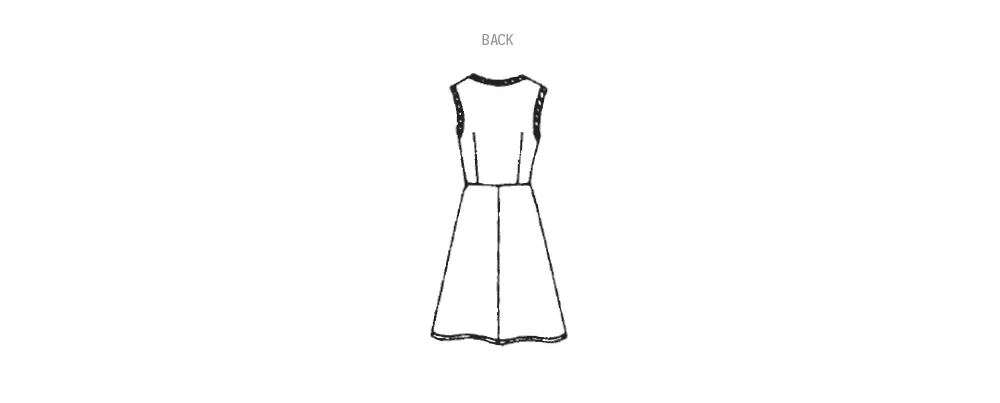Butterick sewing pattern B6985 Misses' Dress