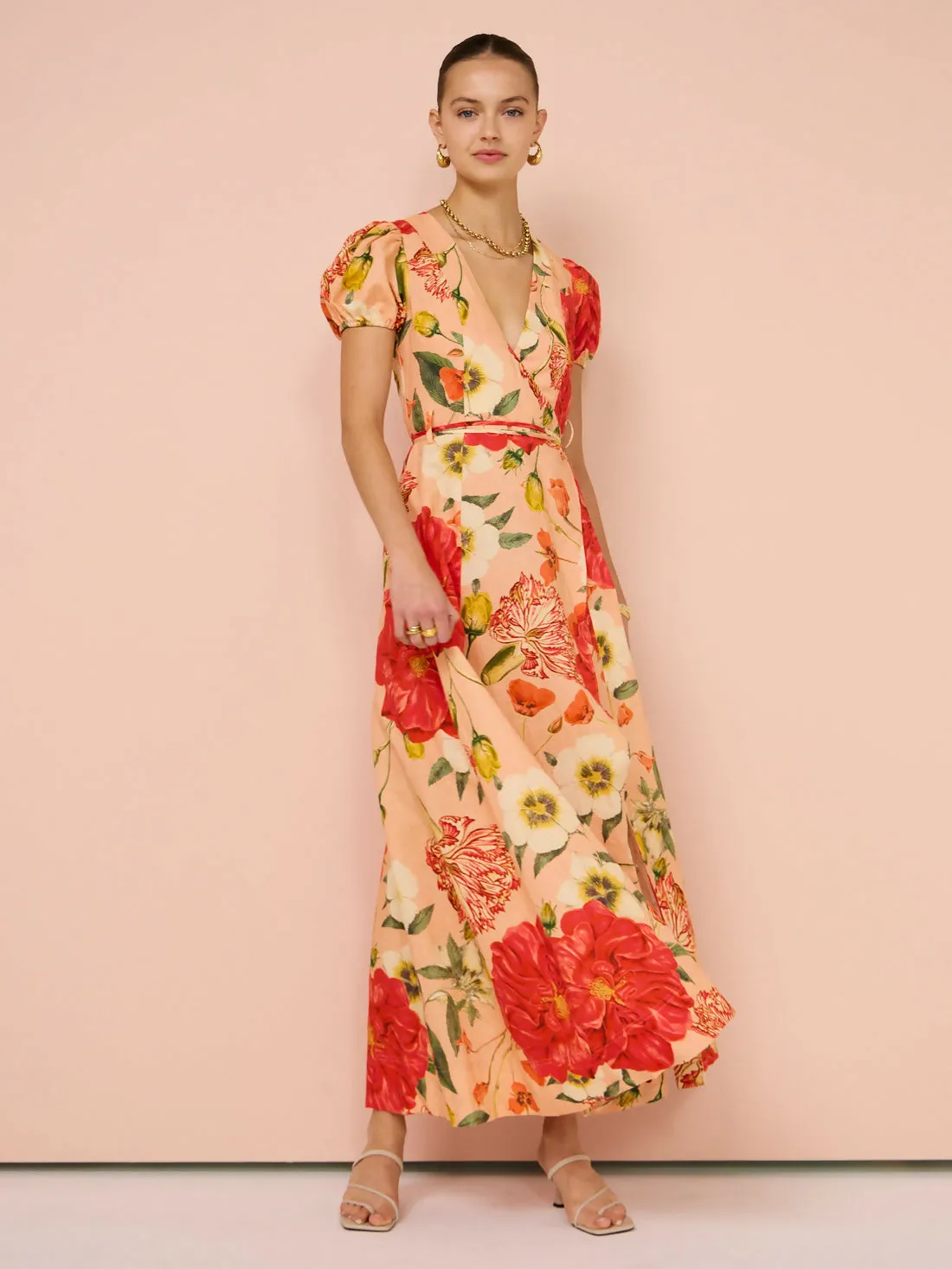 By Nicola Bolero Havanna Wrap Maxi Dress
