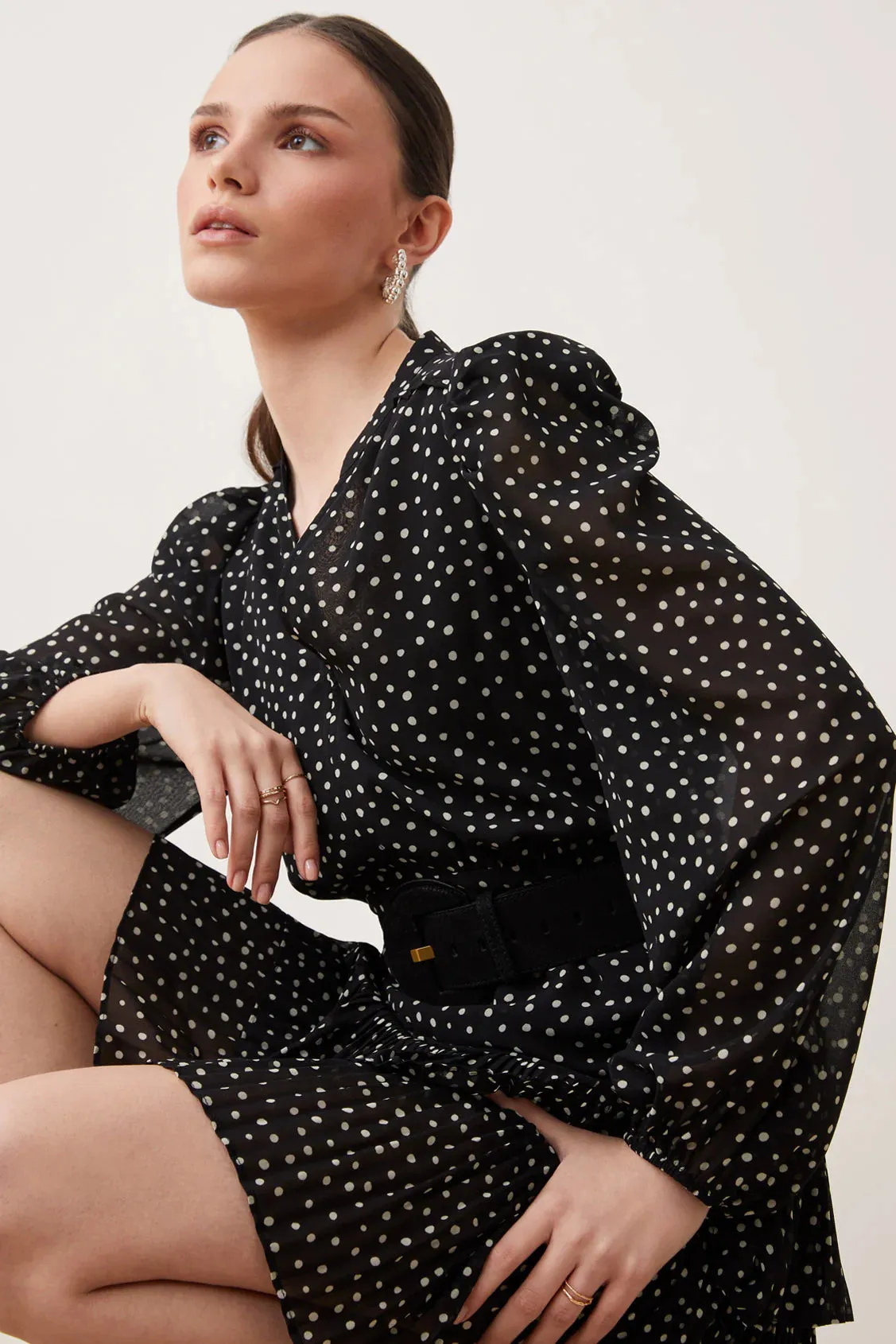 CALISTE DRESS - NOIR