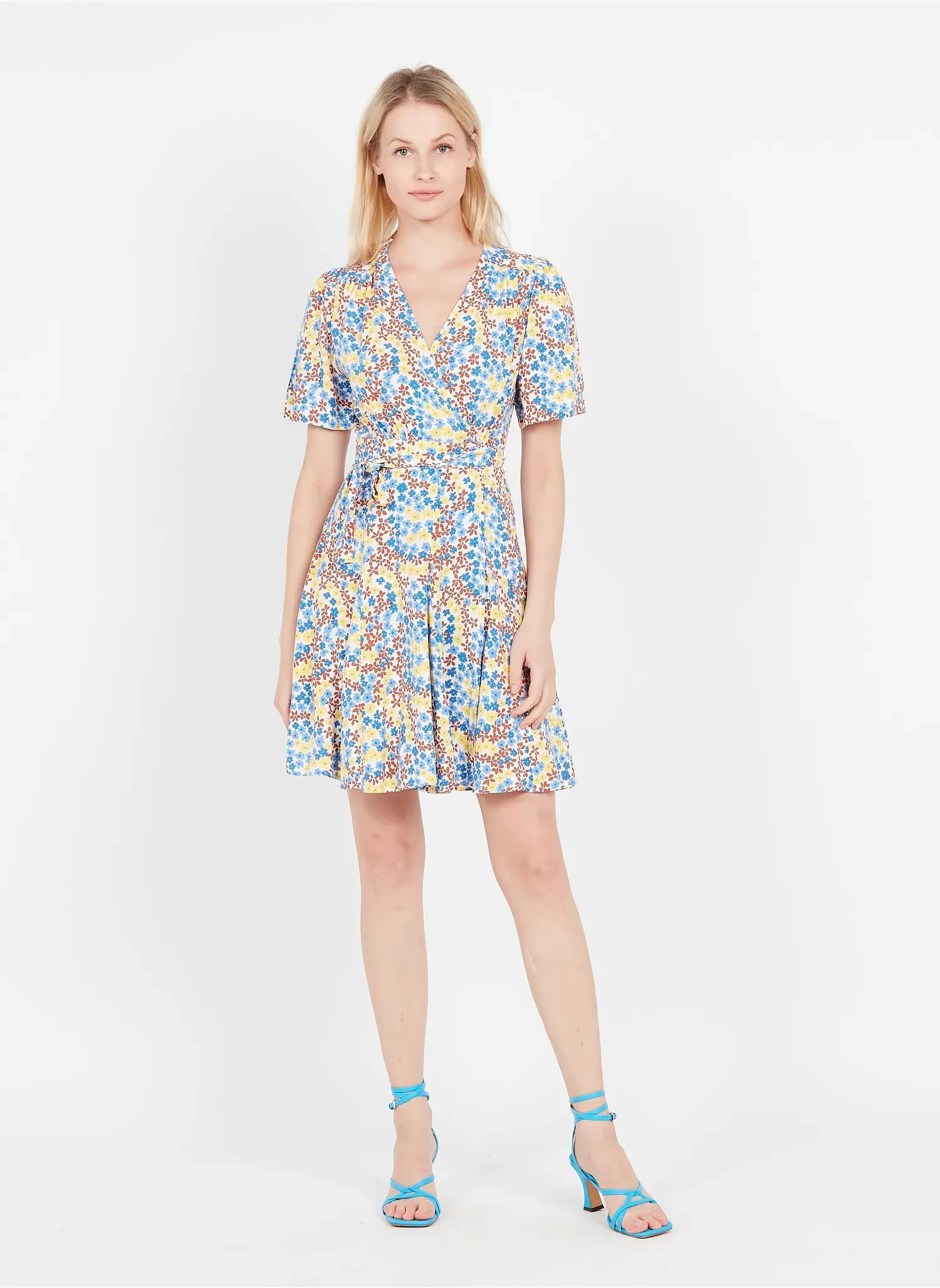 CALLISTA DRESS - BLEU