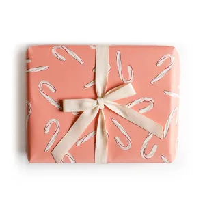 Candy Cane Gift Wrap Sheet