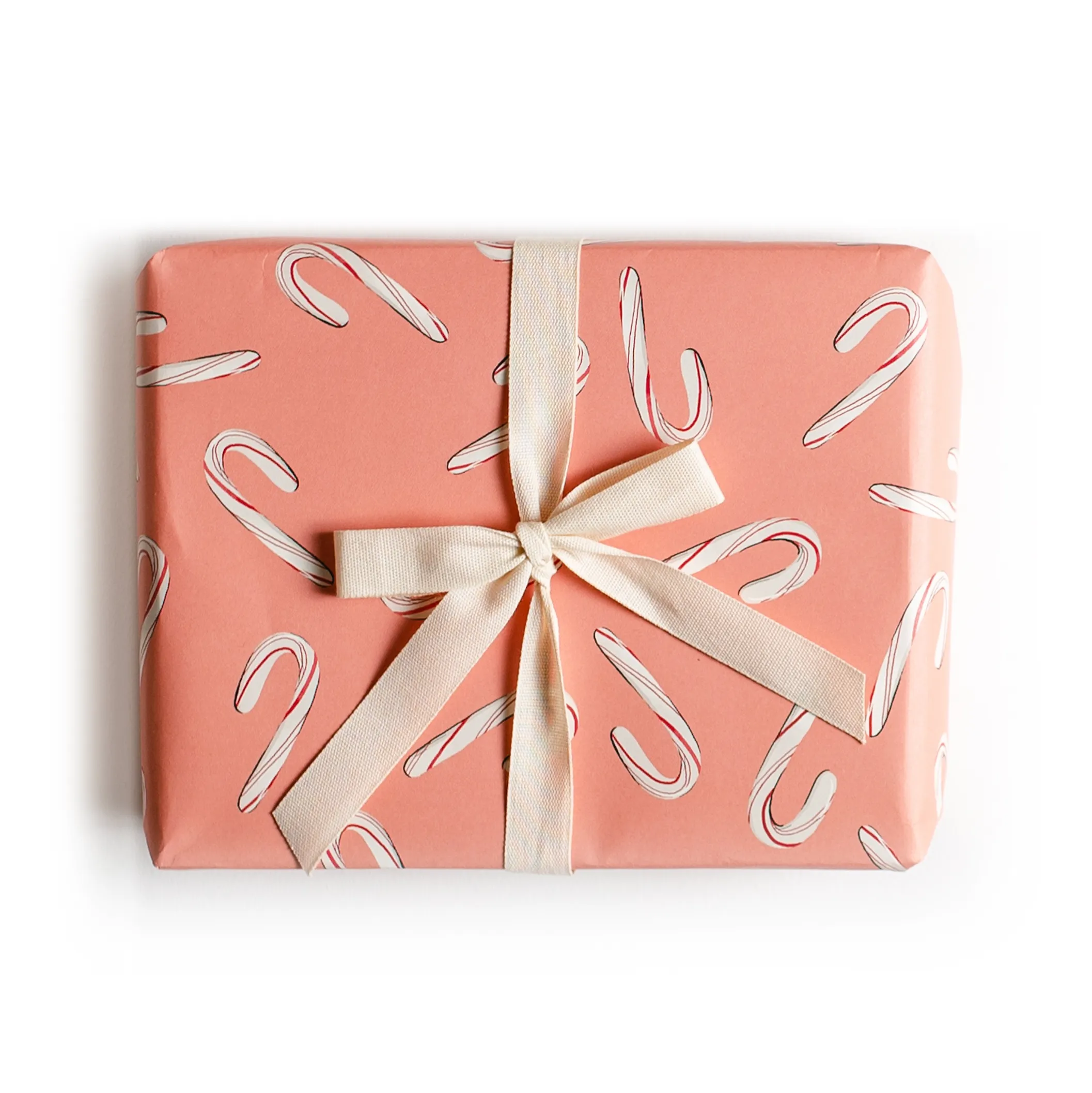 Candy Cane Gift Wrap Sheet