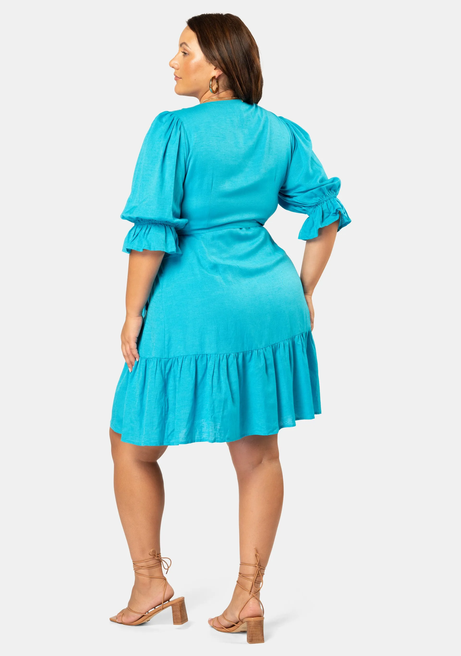 Cartia Wrap Mini Dress