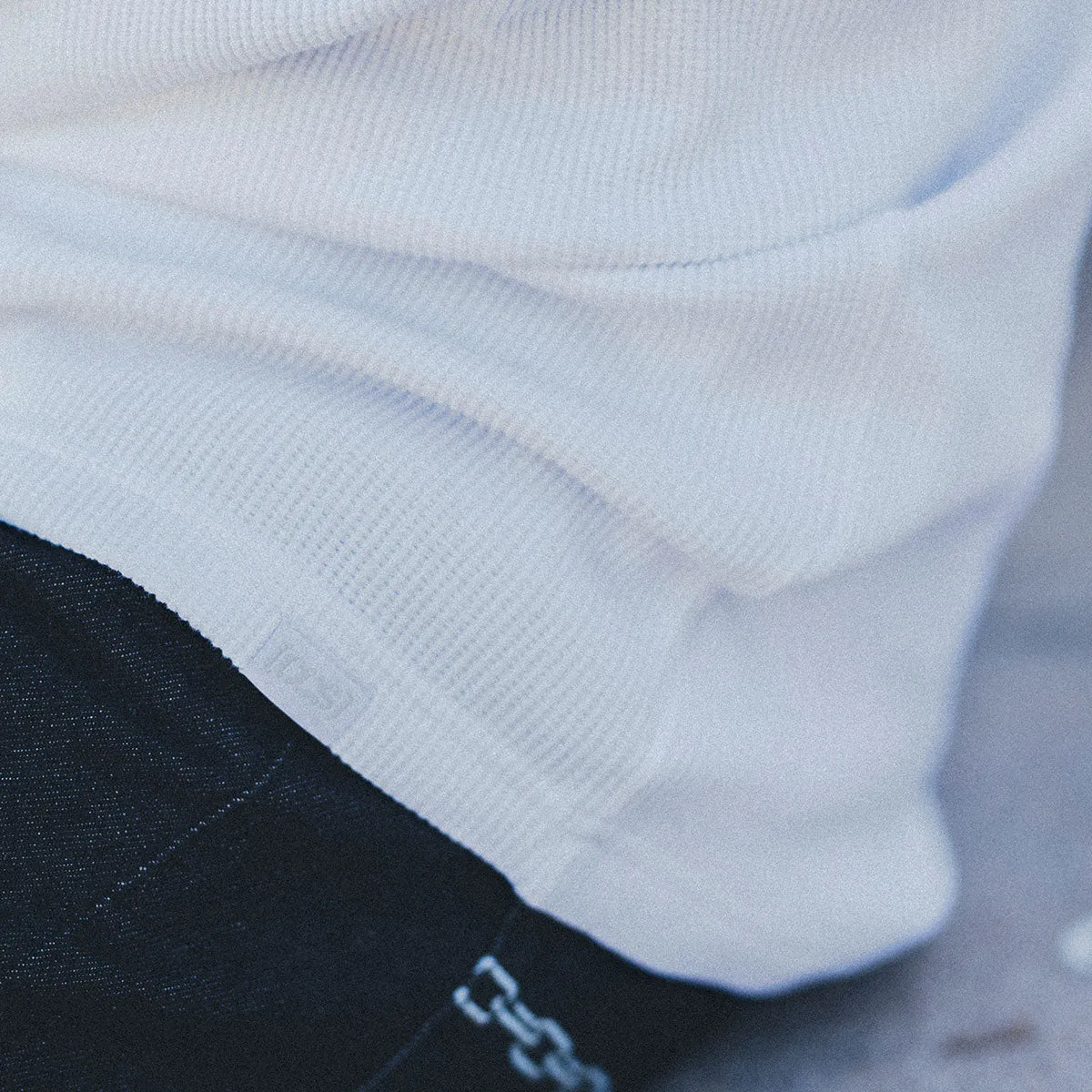 CCS OG Waffle Knit Thermal Shirt - White