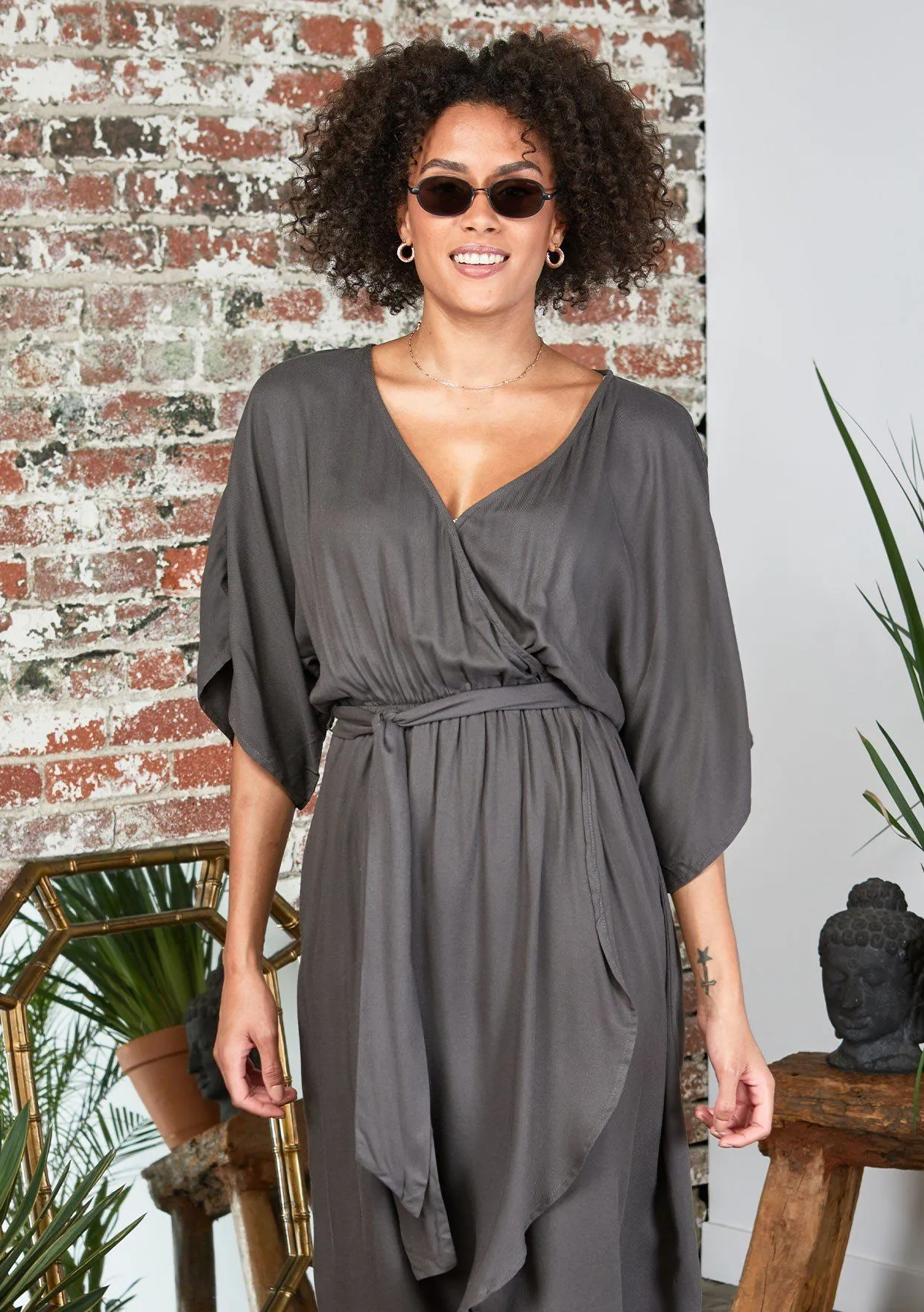 Change Of Heart Wrap Dress