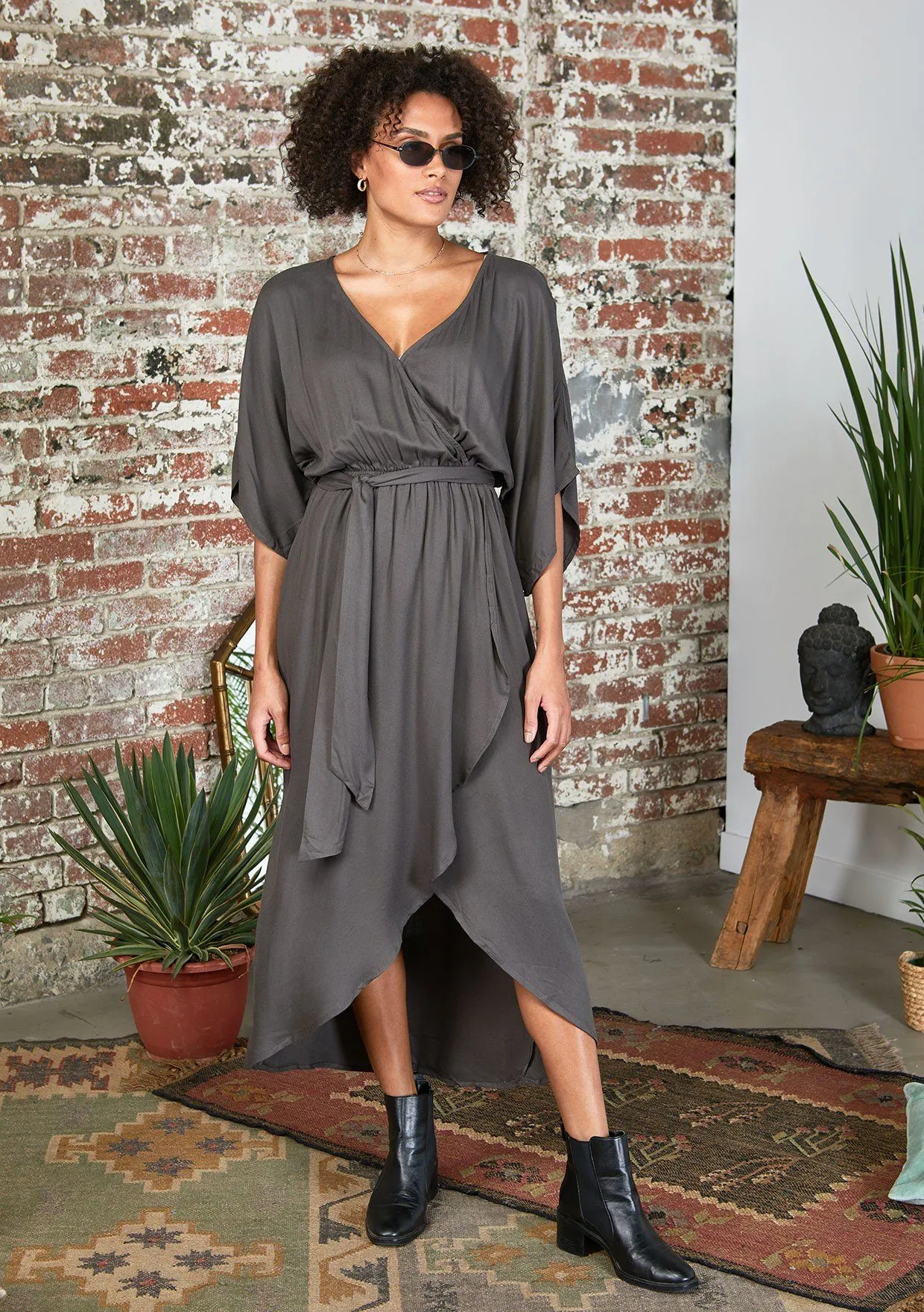 Change Of Heart Wrap Dress