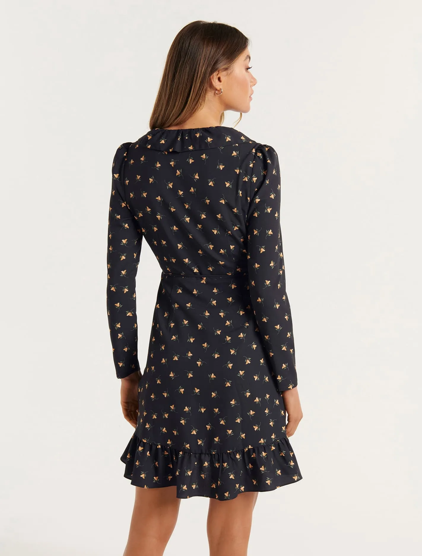 Chrissy Wrap Skater Dress