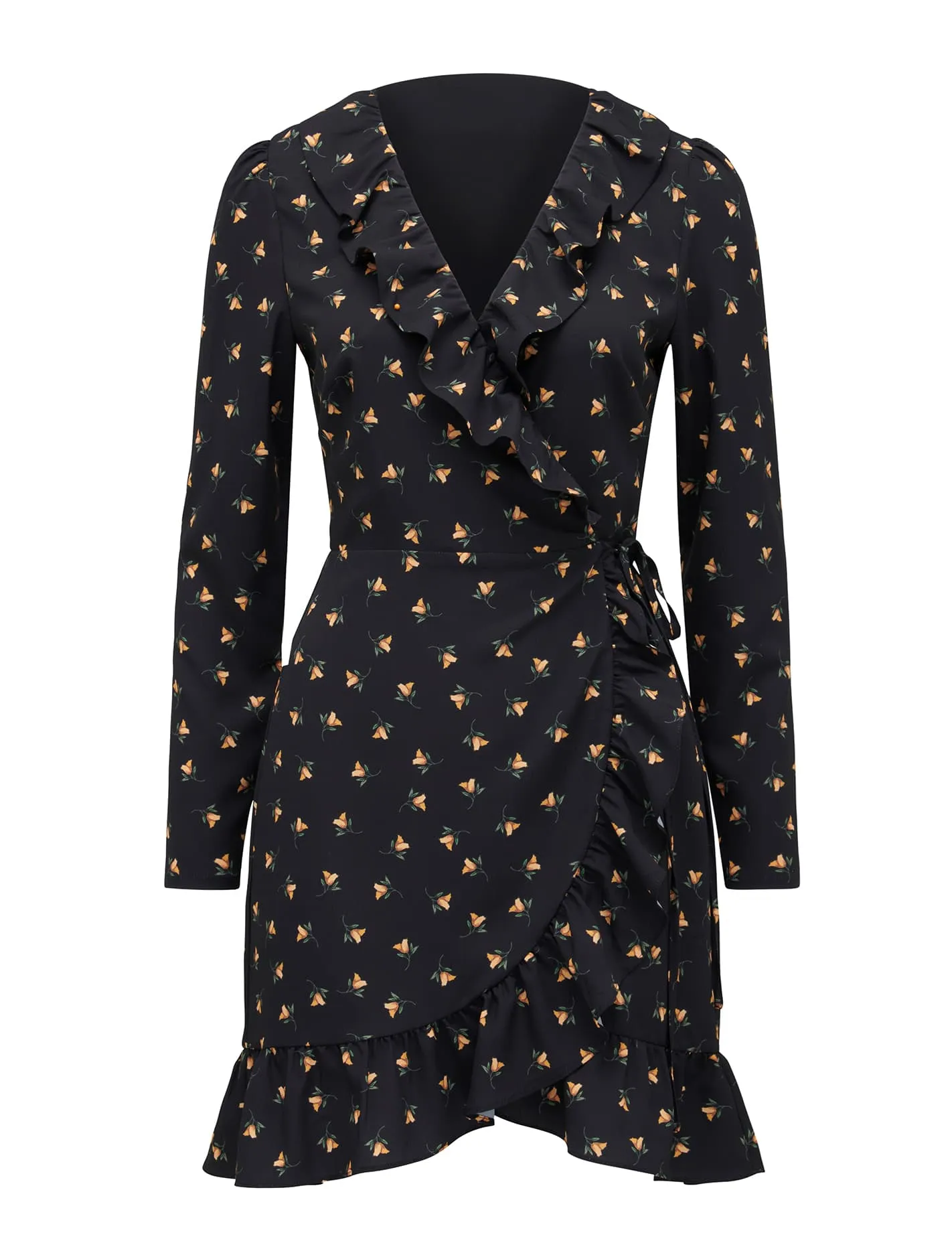 Chrissy Wrap Skater Dress