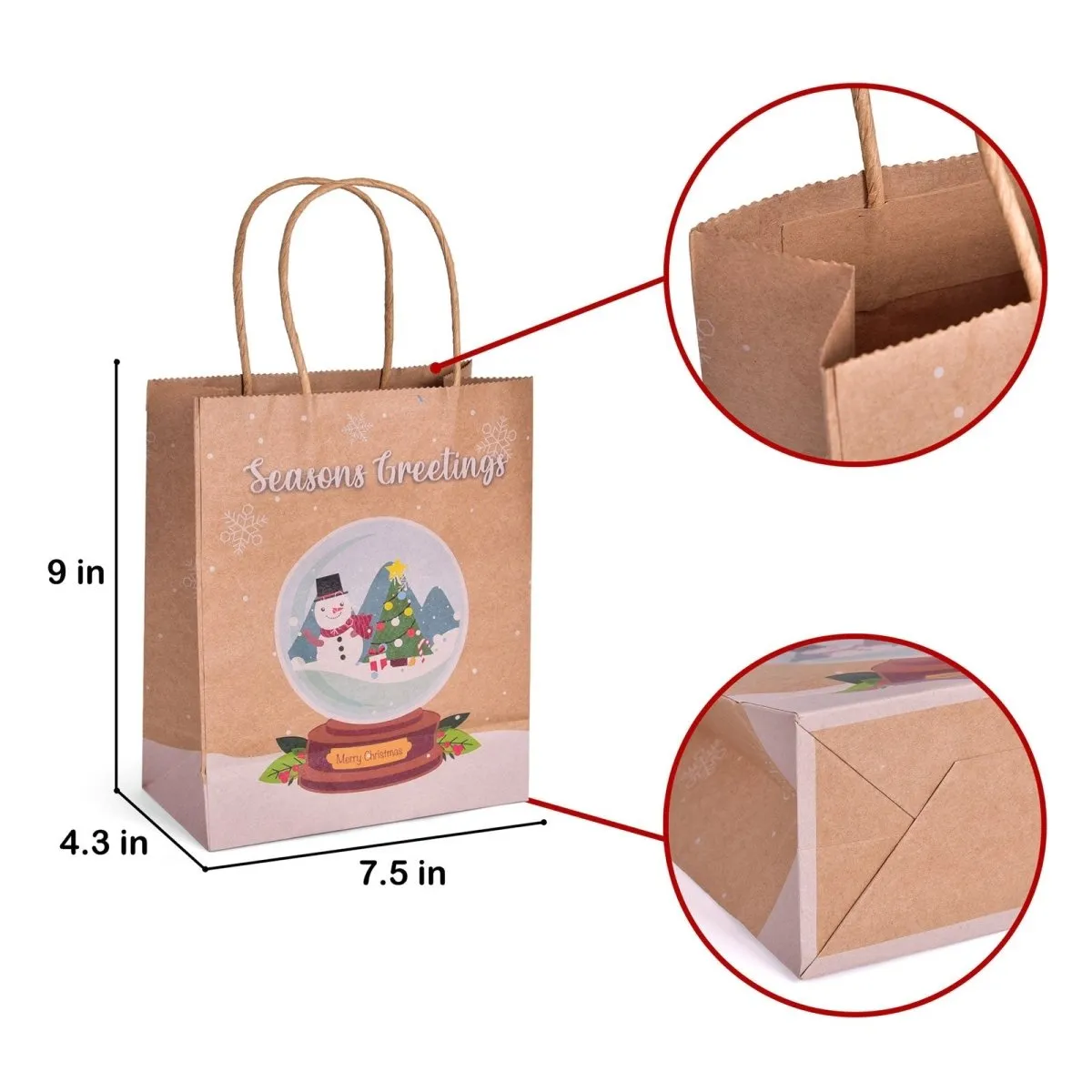 Christmas Gift Bags-Santa Collection