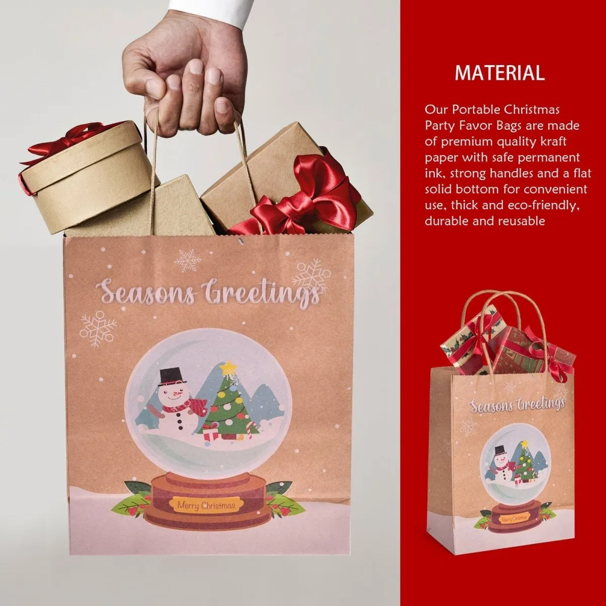 Christmas Gift Bags-Santa Collection