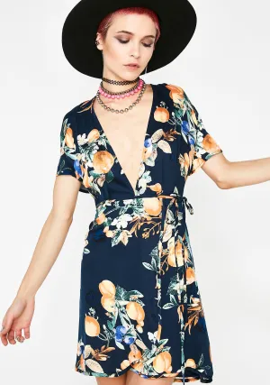 Citrine Queen Wrap Dress