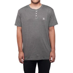 CLASSIC H S/S HENLEY // GRAY HEATHER
