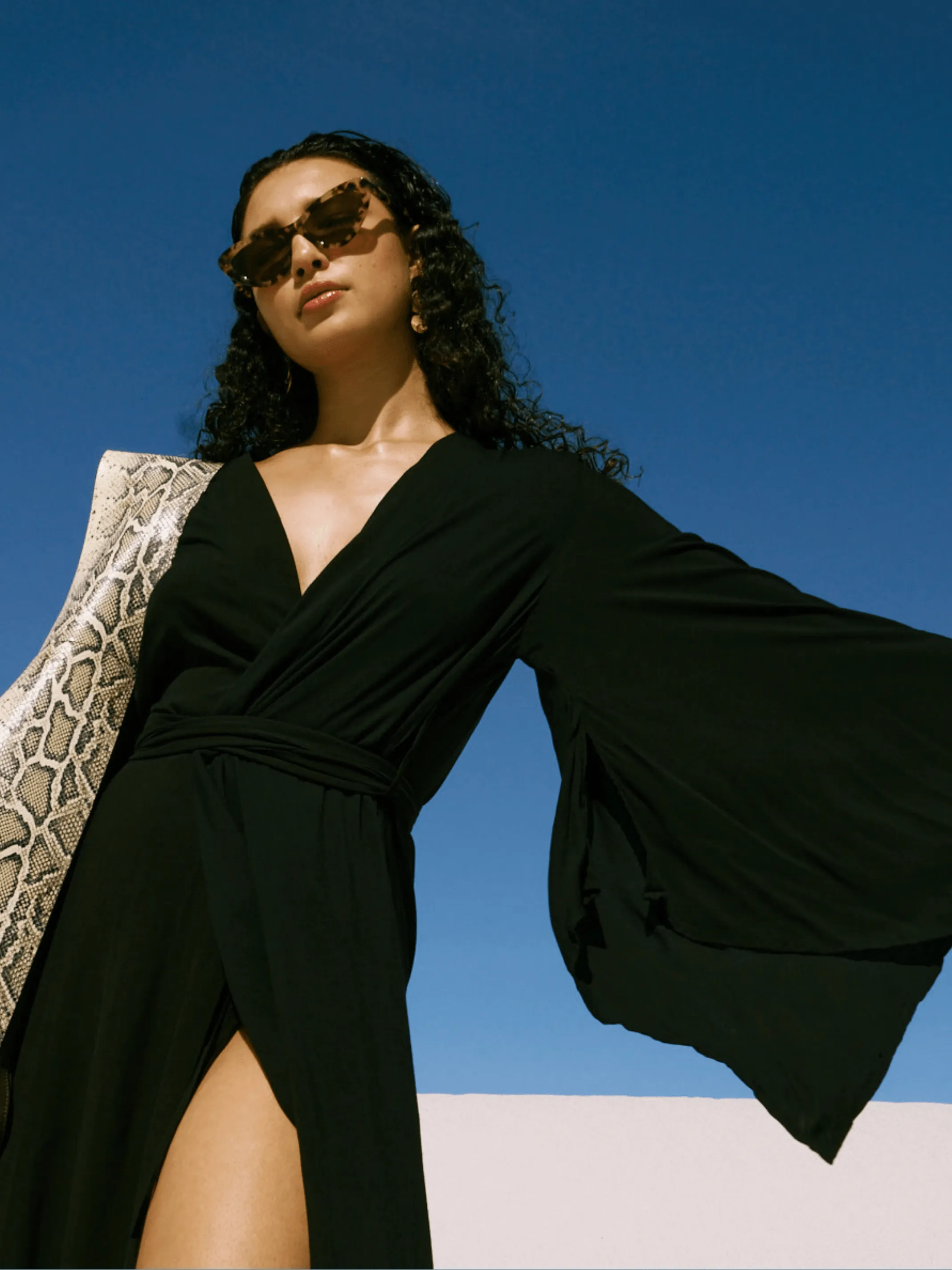 Coco Wrap Dress - Black
