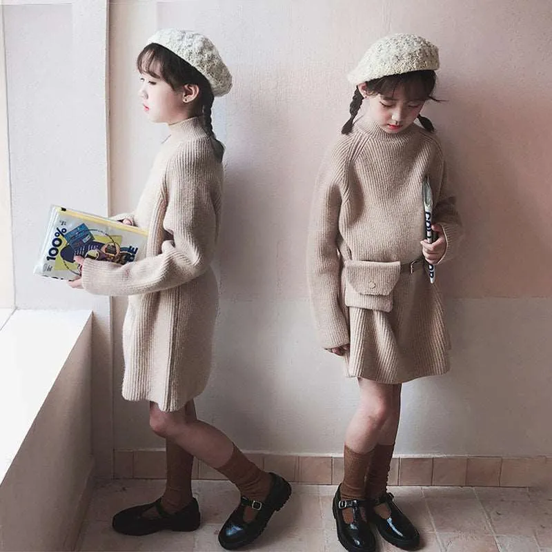 Cosmic Comfort: Big Kids Organic Dress