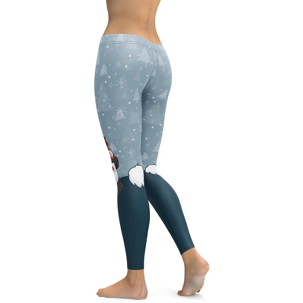 Cozy Cute Bear Leggings