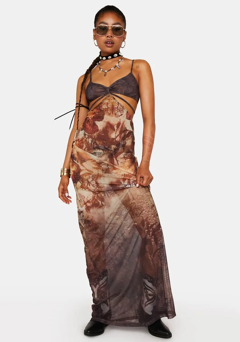Cut Out Maxi Dress