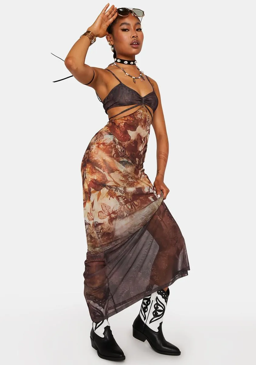 Cut Out Maxi Dress
