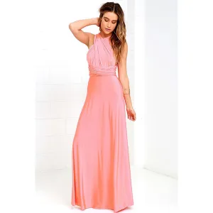 Deep V Neck Sleeveless Multiway Dress
