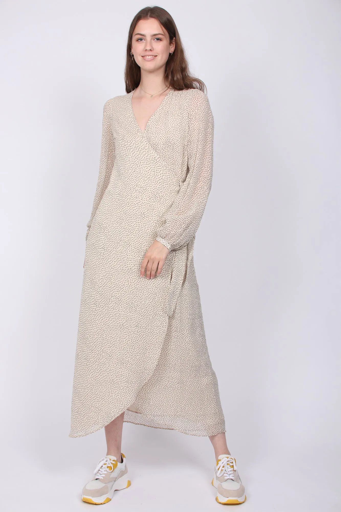 Delicate Wrap Dress - Frost